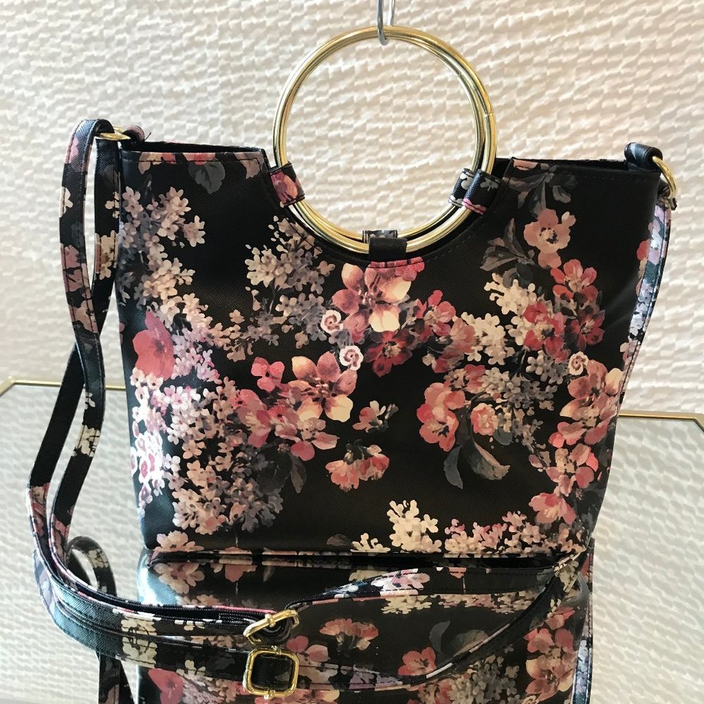 Floral Print Purse || Used Once